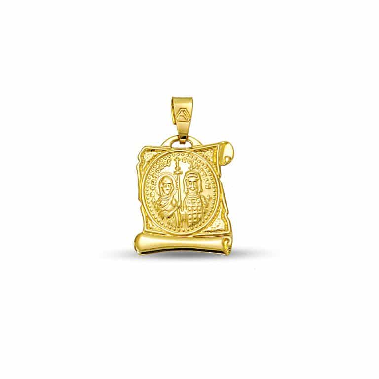 Pendant papyrus gold