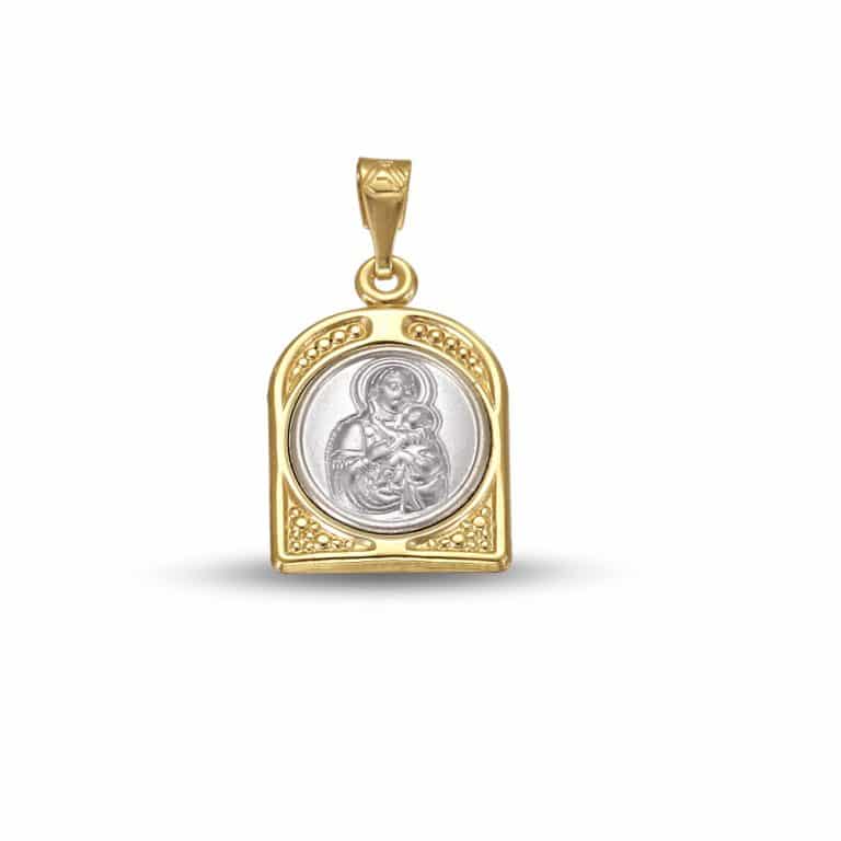 Pendant two colour Madonna